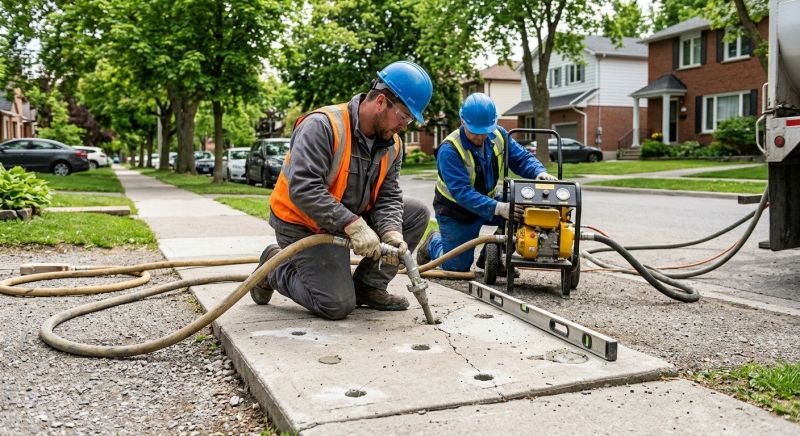 Concrete Settlement Repair in Des Moines, IA